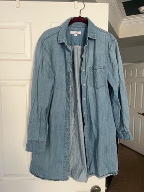 Thakoon Light Blue Denim Shirt Dress
